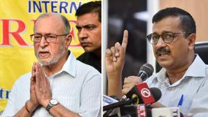 Lieutenant Governor of Delhi Anil Baijal and Delhi chief minister Arvind Kejriwal. The Supreme Court held that the L-G does not have independent decision-making powers, and is bound to act on the aid and advice of the Council of Ministers.(PTI File Photo) Lieutenant Governor of Delhi Anil Baijal and Delhi chief minister Arvind Kejriwal. The Supreme Court held that the L-G does not have independent decision-making powers, and is bound to act on the aid and advice of the Council of Ministers.(PTI File Photo)