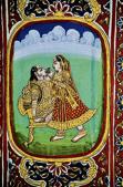 Intimacy captured in a Rajasthani miniature.(Getty Images) Intimacy captured in a Rajasthani miniature.(Getty Images)