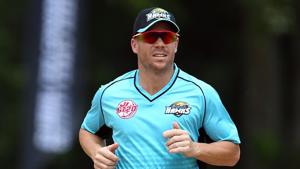 David Warner of Winnipeg Hawks looks on during a Global T20 Canada match against Toronto Nationals at Maple Leaf Cricket Club.(AFP) David Warner of Winnipeg Hawks looks on during a Global T20 Canada match against Toronto Nationals at Maple Leaf Cricket Club.(AFP)