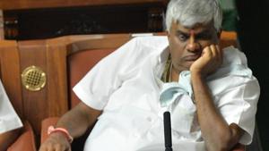 HD Revanna at the Vidhana Soudha in Bengaluru.(AFP File Photo) HD Revanna at the Vidhana Soudha in Bengaluru.(AFP File Photo)