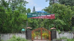 A forest house at Thano in Uttarakhand(HT photo) A forest house at Thano in Uttarakhand(HT photo)
