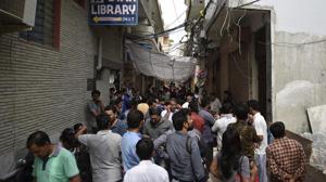 A view of the house where 11 members of the Bhatia family allegedly committed suicide, at Burari in New Delhi, India, on July 1, 2018.(Sanchit Khanna/HT PHOTO) A view of the house where 11 members of the Bhatia family allegedly committed suicide, at Burari in New Delhi, India, on July 1, 2018.(Sanchit Khanna/HT PHOTO)