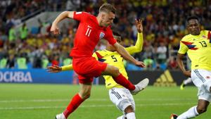 England's Jamie Vardy shall miss out the FIFA World Cup 2018 quarterfinal against Sweden.(REUTERS) England's Jamie Vardy shall miss out the FIFA World Cup 2018 quarterfinal against Sweden.(REUTERS)
