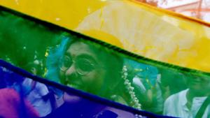 A supporter of the lesbian, gay, bisexual, transgender (LGBT) community takes part in a pride parade in Chennai.(AFP File Photo) A supporter of the lesbian, gay, bisexual, transgender (LGBT) community takes part in a pride parade in Chennai.(AFP File Photo)