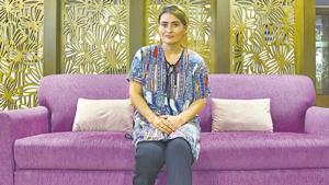 Gulnora Rapikhova, a patient from Uzbekistan who underwent a reconstructive surgery at Apollo Hospital, poses for a picture at the Apollo Hospital, Sarita Vihar in New Delhi , on Wednesday.(Hindustan Times) Gulnora Rapikhova, a patient from Uzbekistan who underwent a reconstructive surgery at Apollo Hospital, poses for a picture at the Apollo Hospital, Sarita Vihar in New Delhi , on Wednesday.(Hindustan Times)