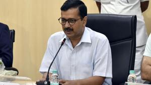 Delhi chief minister Arvind Kejriwal on Friday approved the much debated doorstep ration delivery system and directed the food department to implement it immediately.(Sonu Mehta/HT Photo)