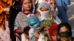 Supporters of Bilawal Bhutto Zardari, chairman of the Pakistan People's Party (PPP), listen to his speech during a campaign rally ahead of general elections in District Thatta, Pakistan on July 2.(REUTERS) Supporters of Bilawal Bhutto Zardari, chairman of the Pakistan People's Party (PPP), listen to his speech during a campaign rally ahead of general elections in District Thatta, Pakistan on July 2.(REUTERS)