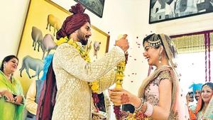 Shahid Kapoor and Mira Rajput tied the knot in a very private ceremony.(HT Photo) Shahid Kapoor and Mira Rajput tied the knot in a very private ceremony.(HT Photo)