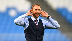 England manager Gareth Southgate salutes their fans after the win over Sweden in FIFA World Cup 2018.(REUTERS) England manager Gareth Southgate salutes their fans after the win over Sweden in FIFA World Cup 2018.(REUTERS)