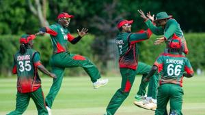 Kenya scored a mind-boggling 270/6 in their allotted 20 overs against a hapless Rwanda cricket team.(Twitter) Kenya scored a mind-boggling 270/6 in their allotted 20 overs against a hapless Rwanda cricket team.(Twitter)