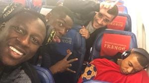 Kylian Mbappe has scored three goals in FIFA World Cup 2018 so far.(Twitter (@benmendy23)) Kylian Mbappe has scored three goals in FIFA World Cup 2018 so far.(Twitter (@benmendy23))