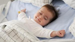 Apart from solid foods, babies tend to sleep better on their backs than on their stomachs.(Shutterstock) Apart from solid foods, babies tend to sleep better on their backs than on their stomachs.(Shutterstock)