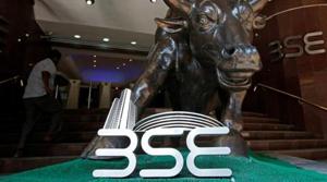 The Bombay Stock Exchange (BSE) logo is seen under a bull statue at the entrance of their building in Mumbai.(REUTERS File Photo) The Bombay Stock Exchange (BSE) logo is seen under a bull statue at the entrance of their building in Mumbai.(REUTERS File Photo)