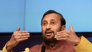 Many people asked human resources development minister Prakash Javadekar on Twitter about Jio Institute’s credentials.(PTI Photo) Many people asked human resources development minister Prakash Javadekar on Twitter about Jio Institute’s credentials.(PTI Photo)
