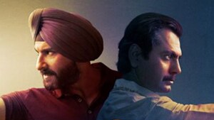 Saif Ali Khan and Nawazuddin Siddiqui face-off in Netflix’s Sacred Games.