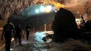 The members of the “Wild Boars” team, aged 11-16, had no experience in scuba diving, and the death of an ex-Navy SEAL who had helped install oxygen tanks in preparation for the rescue underscored the dangers of the mission.(Reuters) The members of the “Wild Boars” team, aged 11-16, had no experience in scuba diving, and the death of an ex-Navy SEAL who had helped install oxygen tanks in preparation for the rescue underscored the dangers of the mission.(Reuters)