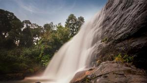 Best places to stay in Coorg: Coorg in Karnataka has many picturesque waterfalls to check out.(Shutterstock) Best places to stay in Coorg: Coorg in Karnataka has many picturesque waterfalls to check out.(Shutterstock)