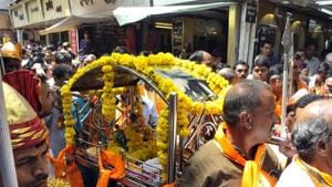 BJP national secretary Rahul Sinha announced that thousands of party workers will celebrate Janmashtami in Bengal on September 2. He added that party supporters will also celebrate Rath Yatra on July 14.(File photo) BJP national secretary Rahul Sinha announced that thousands of party workers will celebrate Janmashtami in Bengal on September 2. He added that party supporters will also celebrate Rath Yatra on July 14.(File photo)