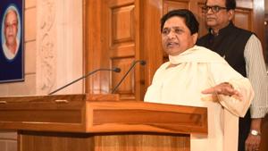 A pact with the Samajwadi Party in UP, which led to the BJP’s defeat in by-elections to three key Lok Sabha seats, and Akhilesh Yadav’s undeclared support for Mayawati’s 2019 electoral ambitions have emboldened her to look for tie-ups outside the state.(Subhankar Chakraborty/HT Photo) A pact with the Samajwadi Party in UP, which led to the BJP’s defeat in by-elections to three key Lok Sabha seats, and Akhilesh Yadav’s undeclared support for Mayawati’s 2019 electoral ambitions have emboldened her to look for tie-ups outside the state.(Subhankar Chakraborty/HT Photo)