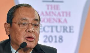 Supreme Court judge Justice Ranjan Gogoi.(PTI photo) Supreme Court judge Justice Ranjan Gogoi.(PTI photo)