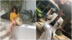 Twinkle Khann and Kajol know exactly when to pull the ‘mom card’ on their kids.(Instagram) Twinkle Khann and Kajol know exactly when to pull the ‘mom card’ on their kids.(Instagram)