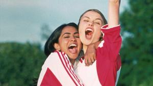 Keira Knightley and Parminder Nagra in a still from Gurinder Chadha’s Bend it Like Beckham. Keira Knightley and Parminder Nagra in a still from Gurinder Chadha’s Bend it Like Beckham.