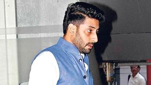 Abhishek Bachchan outside a music company’s office in Mumbai. (Photos: Yogen Shah) Abhishek Bachchan outside a music company’s office in Mumbai. (Photos: Yogen Shah)