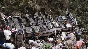 It was in Pauri Garhwal district, the Dhumakot bus accident took place on July 1 claiming lives of 48 people.(File/PTI) It was in Pauri Garhwal district, the Dhumakot bus accident took place on July 1 claiming lives of 48 people.(File/PTI)