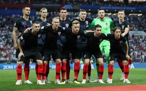 Croatian Football team group before their semi-final match against England.(REUTERS) Croatian Football team group before their semi-final match against England.(REUTERS)