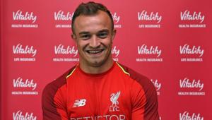 Xherdan Shaqiri signed for Liverpool FC from fellow Premier League side Stoke City.(Twitter) Xherdan Shaqiri signed for Liverpool FC from fellow Premier League side Stoke City.(Twitter)