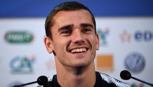 France forward Antoine Griezmann holds a press conference ahead of the FIFA World Cup 2018 final against Croatia.(AFP) France forward Antoine Griezmann holds a press conference ahead of the FIFA World Cup 2018 final against Croatia.(AFP)