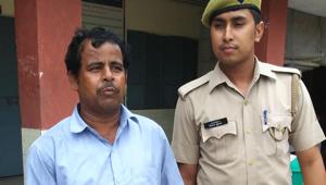 Chandi Das, accused of raping a 3-year-old girl at a Greater Noida school, was arrested on Saturday.(Picture: Sourced) Chandi Das, accused of raping a 3-year-old girl at a Greater Noida school, was arrested on Saturday.(Picture: Sourced)