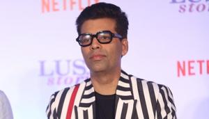 Filmmaker Karan Johar at the trailer launch of Lust Stories in Mumbai.(IANS) Filmmaker Karan Johar at the trailer launch of Lust Stories in Mumbai.(IANS)