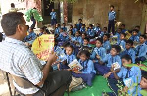 Now that the State is so keen to scrap the no-detention policy (Rajya Sabha is still to pass the Bill), the onus is now on the central and states governments to provide the right atmosphere, curriculum and teachers so that learning levels improve(Yogesh Kumar/HT PHOTO) Now that the State is so keen to scrap the no-detention policy (Rajya Sabha is still to pass the Bill), the onus is now on the central and states governments to provide the right atmosphere, curriculum and teachers so that learning levels improve(Yogesh Kumar/HT PHOTO)