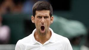 Novak Djokovic defeated Rafael Nadal to set up Wimbledon men’s singles final with Kevin Anderson.(AFP) Novak Djokovic defeated Rafael Nadal to set up Wimbledon men’s singles final with Kevin Anderson.(AFP)