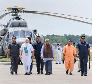 “The government aims to double farmers’ income by 2022 and end the divide between the rich and the poor,” PM said.(PTI) “The government aims to double farmers’ income by 2022 and end the divide between the rich and the poor,” PM said.(PTI)
