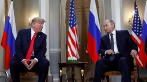 U.S. President Donald Trump meets with Russian President Vladimir Putin in Helsinki, Finland, July 16, 2018. REUTERS/Kevin Lamarque(REUTERS) U.S. President Donald Trump meets with Russian President Vladimir Putin in Helsinki, Finland, July 16, 2018. REUTERS/Kevin Lamarque(REUTERS)