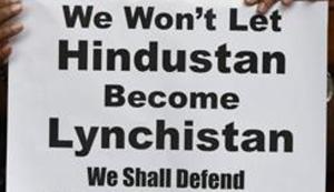 Members of All India Students Association (AISA) hold placards as they protest against the mob lynchings in the country, at Parliament street, in New Delhi, India, on Friday, June 22, 2018.(HT File Photo) Members of All India Students Association (AISA) hold placards as they protest against the mob lynchings in the country, at Parliament street, in New Delhi, India, on Friday, June 22, 2018.(HT File Photo)