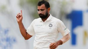 India’s Mohammed Shami has taken 110 wickets in 30 Tests.(Reuters) India’s Mohammed Shami has taken 110 wickets in 30 Tests.(Reuters)