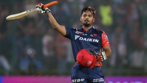 Rishabh Pant was selected for India’s upcoming Test series against England.(PTI) Rishabh Pant was selected for India’s upcoming Test series against England.(PTI)