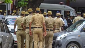 17 people accused in connection with the alleged sexual assault of a 11-year-old girl are produced at Madras High Court, in Chennai.(PTI Photo) 17 people accused in connection with the alleged sexual assault of a 11-year-old girl are produced at Madras High Court, in Chennai.(PTI Photo)