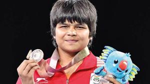 Divya Kakran won the silver medal in Junior Asian Wrestling Championships on Thursday.(Twitter) Divya Kakran won the silver medal in Junior Asian Wrestling Championships on Thursday.(Twitter)