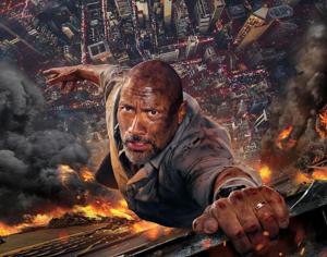 Skyscraper is packed with death-defying stunts and apocalyptic CGI-enhanced imagery. Skyscraper is packed with death-defying stunts and apocalyptic CGI-enhanced imagery.