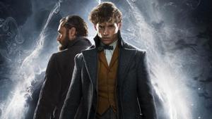 Eddie Redmayne and Jude Law as Newt Scamander and Professor Albus Dumbledore in Fantastic Beasts: The Crimes of Grindelwald. Eddie Redmayne and Jude Law as Newt Scamander and Professor Albus Dumbledore in Fantastic Beasts: The Crimes of Grindelwald.