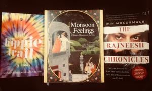 South Asians moved by the rains, the Rajneesh cult running amok in America, and adventures on the hippie trail - all that on this week’s list of exciting books.(HT Team) South Asians moved by the rains, the Rajneesh cult running amok in America, and adventures on the hippie trail - all that on this week’s list of exciting books.(HT Team)