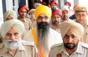Balwant Singh Rajoana, the death row convict in the Beant Singh assassination case.(HT File) Balwant Singh Rajoana, the death row convict in the Beant Singh assassination case.(HT File)