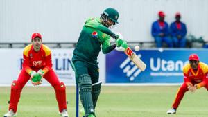 Fakhar Zaman became the first Pakistan batsman to score a double century in ODIs.(AFP) Fakhar Zaman became the first Pakistan batsman to score a double century in ODIs.(AFP)