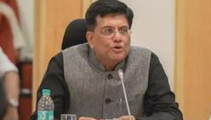 Finance Minister Piyush Goyal speaks as MoS Finance Shiv Partap Shukla (R) and Finance Secretary Hasmukh Adhia look on during the 28th Meeting of the Goods and Services Tax Council (GST) at Vigyan Bhawan, in New Delhi.(PTI File Photo) Finance Minister Piyush Goyal speaks as MoS Finance Shiv Partap Shukla (R) and Finance Secretary Hasmukh Adhia look on during the 28th Meeting of the Goods and Services Tax Council (GST) at Vigyan Bhawan, in New Delhi.(PTI File Photo)