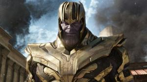 Josh Brolin as Thanos, the Mad Titan who at the end of Avengers: Infinity War killed half the universe’s population. Josh Brolin as Thanos, the Mad Titan who at the end of Avengers: Infinity War killed half the universe’s population.