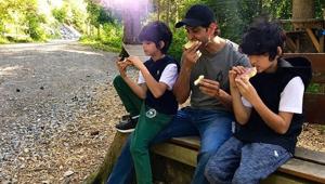 Hrithik Roshan is on a vacation with his song Hrehaan and Hridhhaan. Hrithik Roshan is on a vacation with his song Hrehaan and Hridhhaan.